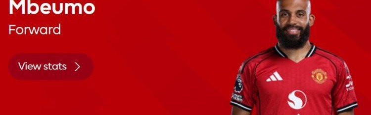 打入曼联生涯首球，英超官方：姆伯莫当选曼联3-2伯恩利全场最佳